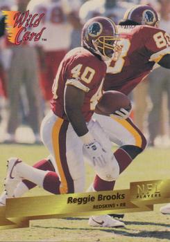 1993 Wild Card #207 Reggie Brooks Front