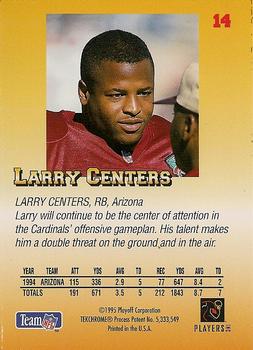 1995 Playoff Prime #14 Larry Centers Back