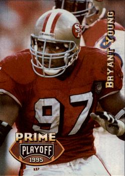 1995 Playoff Prime #67 Bryant Young Front
