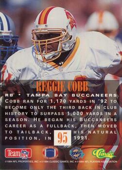 1994 Classic NFL Experience #95 Reggie Cobb Back