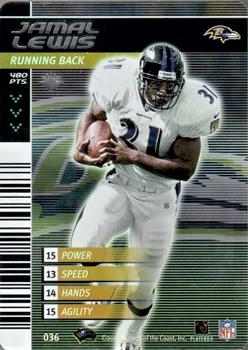 2001 NFL Showdown 1st Edition #036 Jamal Lewis Front