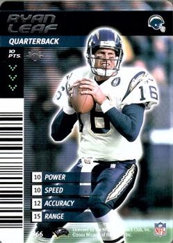 2001 NFL Showdown 1st Edition #366 Ryan Leaf Front