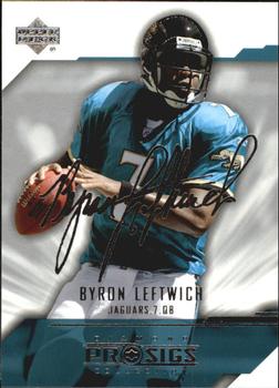 2004 UD Diamond Pro Sigs #40 Byron Leftwich Front