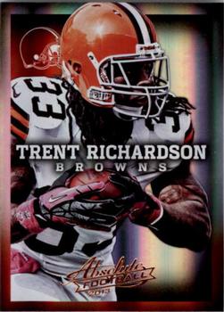 2013 Panini Absolute #26 Trent Richardson Front