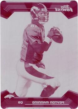2013 Finest - Printing Plates Magenta #20 Peyton Manning Front