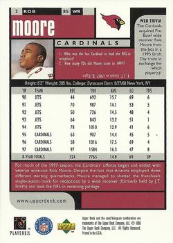 1998 UD Choice Previews #2 Rob Moore Back