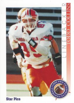 1992 Star Pics #40 Todd Collins Front