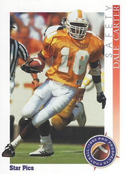 1992 Star Pics #84 Dale Carter Front