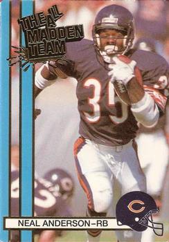 1990 Action Packed All-Madden #12 Neal Anderson  Front