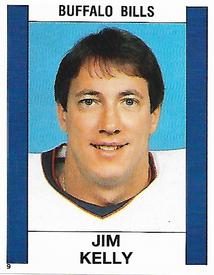 1988 Panini Stickers #9 Jim Kelly Front