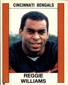 1988 Panini Stickers #29 Reggie Williams Front
