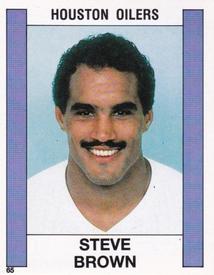 1988 Panini Stickers #65 Steve Brown Front