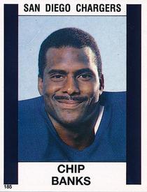 1988 Panini Stickers #185 Chip Banks Front