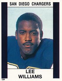 1988 Panini Stickers #194 Lee Williams Front
