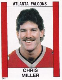 1988 Panini Stickers #242 Chris Miller Front