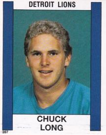 1988 Panini Stickers #287 Chuck Long Front