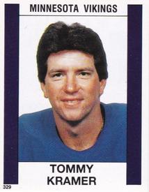 1988 Panini Stickers #329 Tommy Kramer Front