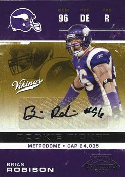 2007 Playoff Contenders #121 Brian Robison Front