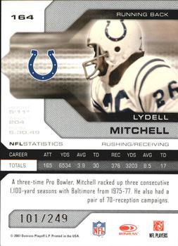 2007 Leaf Limited #164 Lydell Mitchell Back