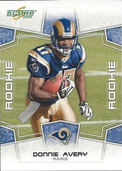 2008 Score #356 Donnie Avery Front