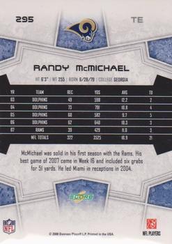 2008 Score #295 Randy McMichael Back
