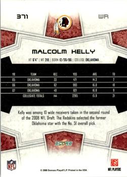 2008 Score #371 Malcolm Kelly Back