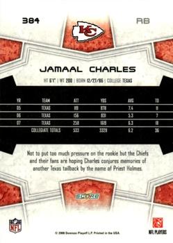 2008 Score #384 Jamaal Charles Back