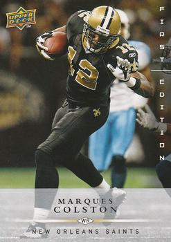 2008 Upper Deck First Edition #91 Marques Colston Front