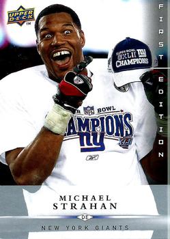 2008 Upper Deck First Edition #94 Michael Strahan Front