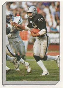 1986 Topps Stickers #255 Marcus Allen Front