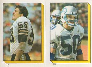 1986 Topps Stickers #116 / 266 Glen Redd / Fredd Young Front