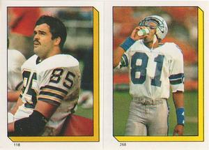 1986 Topps Stickers #118 / 268 Hoby Brenner / Daryl Turner Front