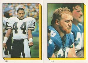 1986 Topps Stickers #120 / 270 Dave Waymer / Randy Edwards Front