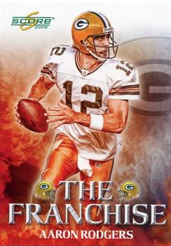 2008 Score - The Franchise #F-6 Aaron Rodgers Front