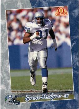 1993 Pacific Oroweat Seattle Seahawks #13 Tyrone Rodgers Front