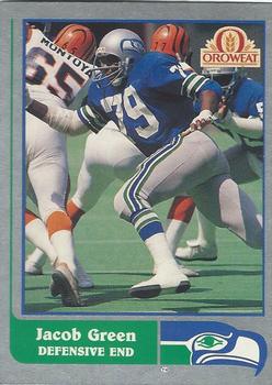 1989 Pacific Oroweat Seattle Seahawks #10 Jacob Green Front