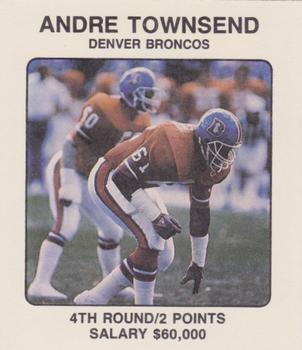 1989 Franchise Game #NNO Andre Townsend Front