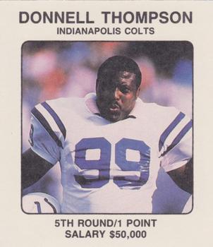 1989 Franchise Game #NNO Donnell Thompson Front