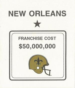 1989 Franchise Game #NNO New Orleans Saints Front