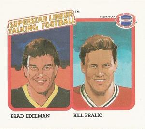 1989 Parker Brothers Talking Football #NNO Brad Edelman / Bill Fralic Front