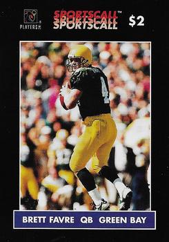 1996 Sportscall Phone Cards #31 Brett Favre Front