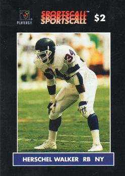 1996 Sportscall Phone Cards #243 Herschel Walker Front