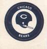 1970 Chiquita Team Logo Stickers #NNO Chicago Bears Front