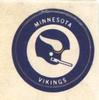 1970 Chiquita Team Logo Stickers #NNO Minnesota Vikings Front