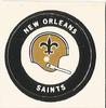 1970 Chiquita Team Logo Stickers #NNO New Orleans Saints Front