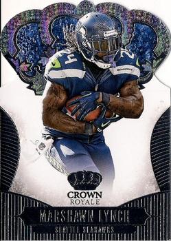 2013 Panini Crown Royale #62 Marshawn Lynch Front