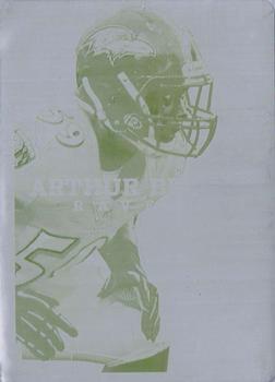 2013 Panini Absolute - Printing Plates Yellow #107 Arthur Brown Front