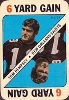 1971 Topps - Game Inserts #34 Tom Dempsey Front