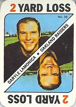 1971 Topps - Game Inserts #39 Daryle Lamonica Front