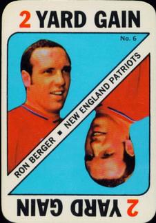 1971 Topps - Game Inserts #6 Ron Berger Front